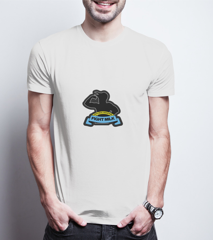 100% Real Crowtein Fight Milk T-Shirt