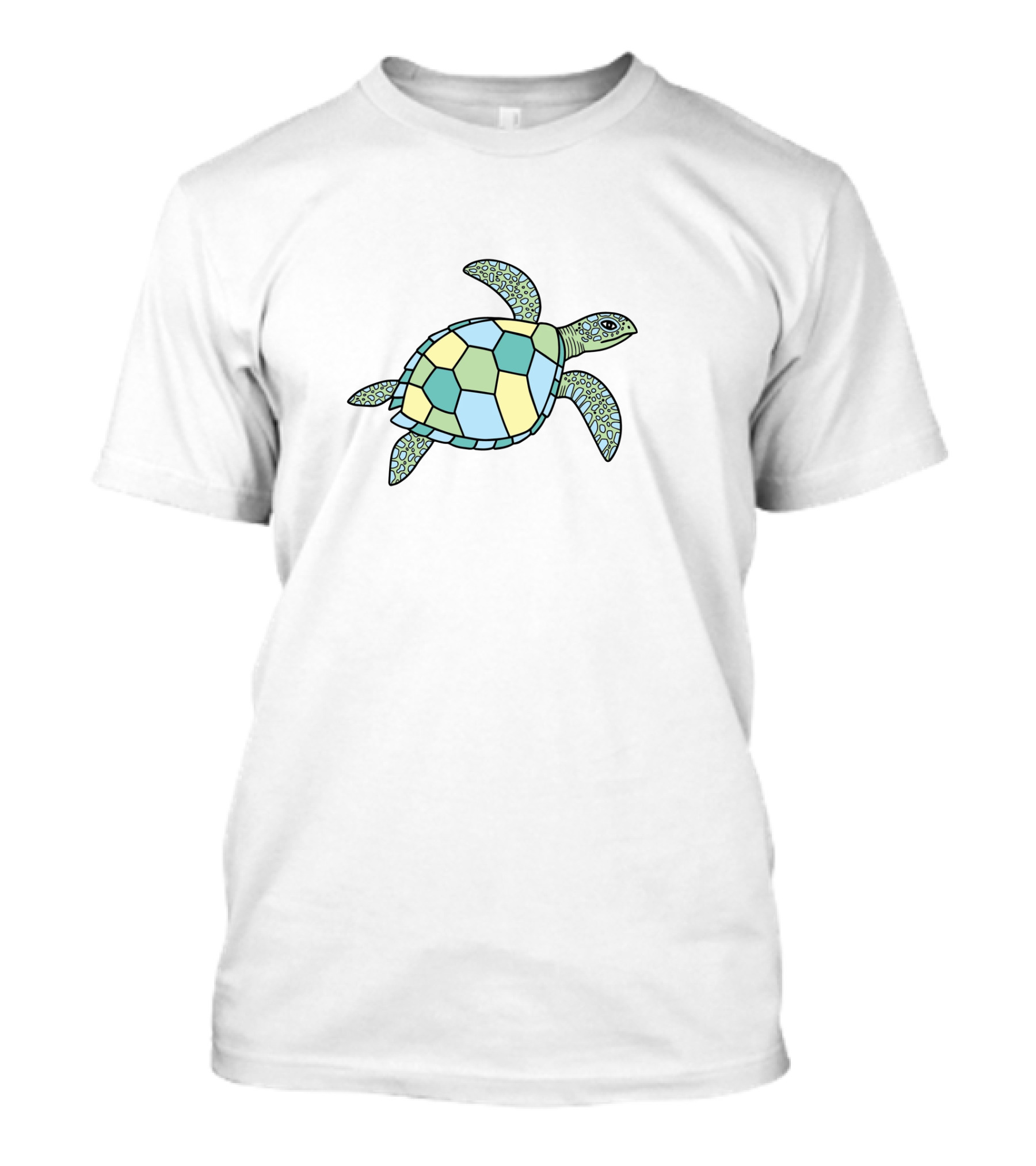 Stephanie Soo Sea Turtle Hexagon T-Shirt