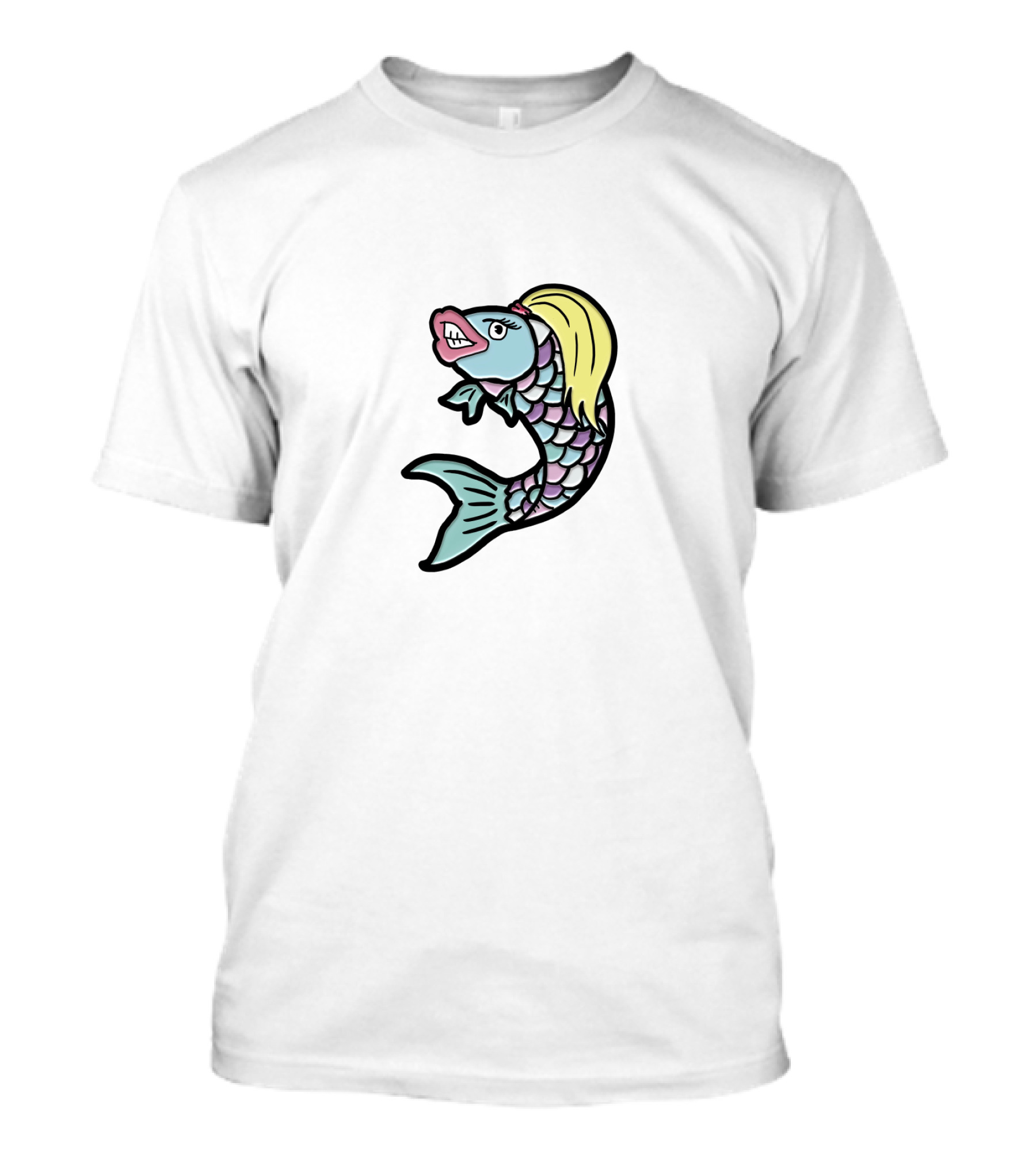 Trisha Paytas Blonde Mermaid Fish T-Shirt