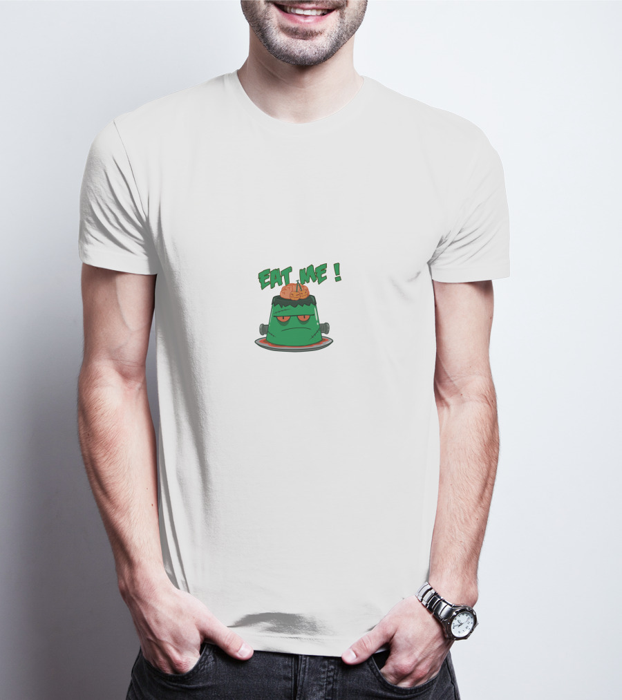 Eat Me Green Jelly Frankenstein Brain T-Shirt