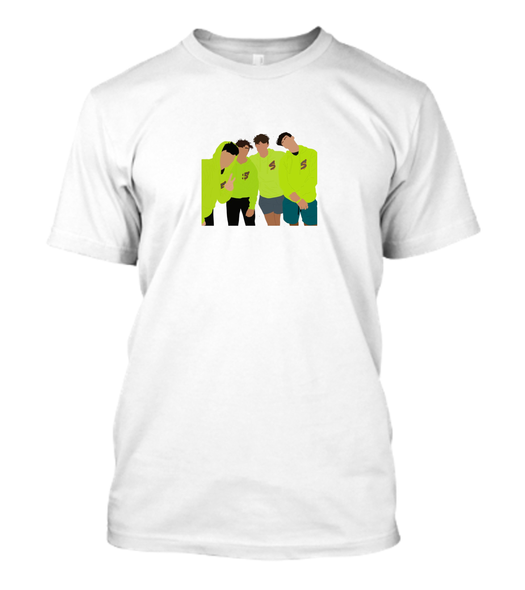 Bryce Hall Squad Neon Green Sweatshirts T-Shirt