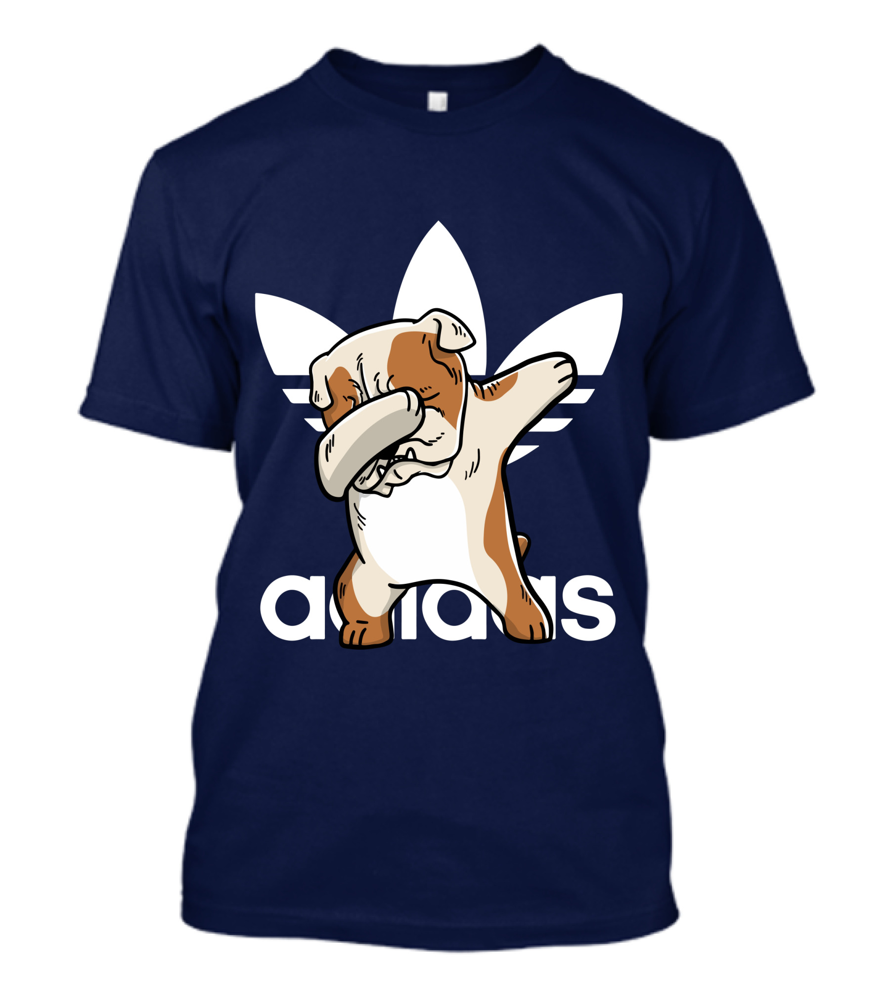 Dabbing English Bulldog Funny Parody 002 T-Shirt