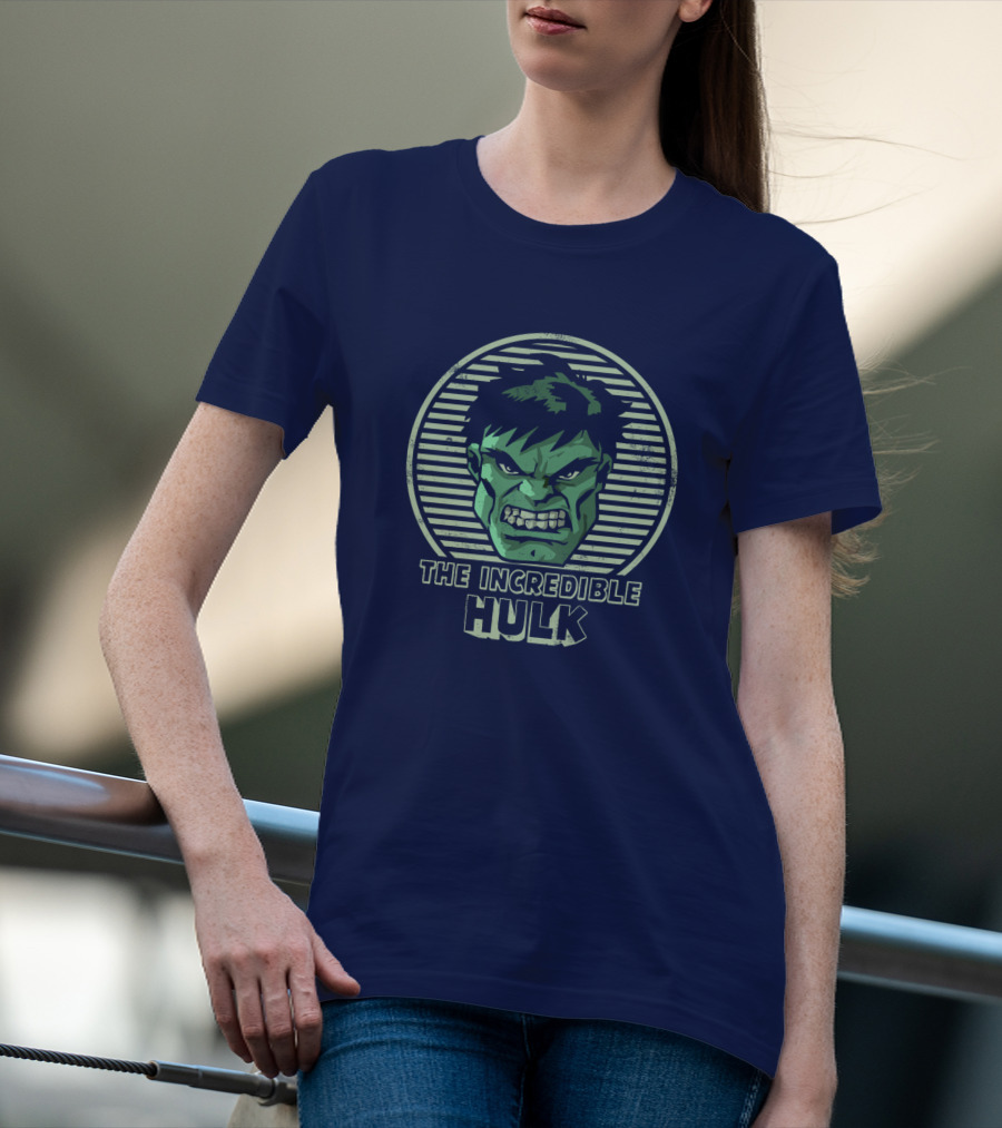 The Incredible Hulk Vintage Hulk Retro Face T-Shirt