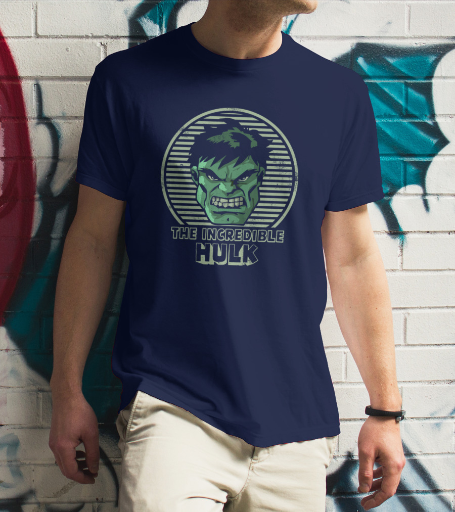 The Incredible Hulk Vintage Hulk Retro Face T-Shirt