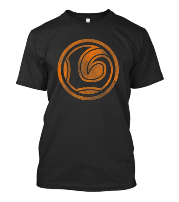 Marvel Loki Orange Tonal Spiral Emblem T-Shirt
