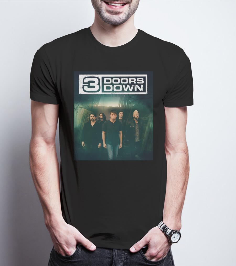 3 Doors Down Band Members Photo T-Shirt