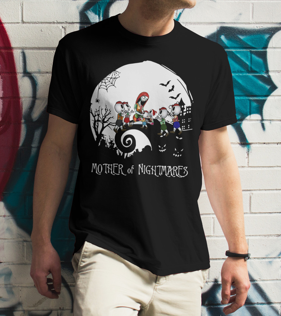 Mother Of Nightmares Halloween Scene With Five Characters T-Shirt