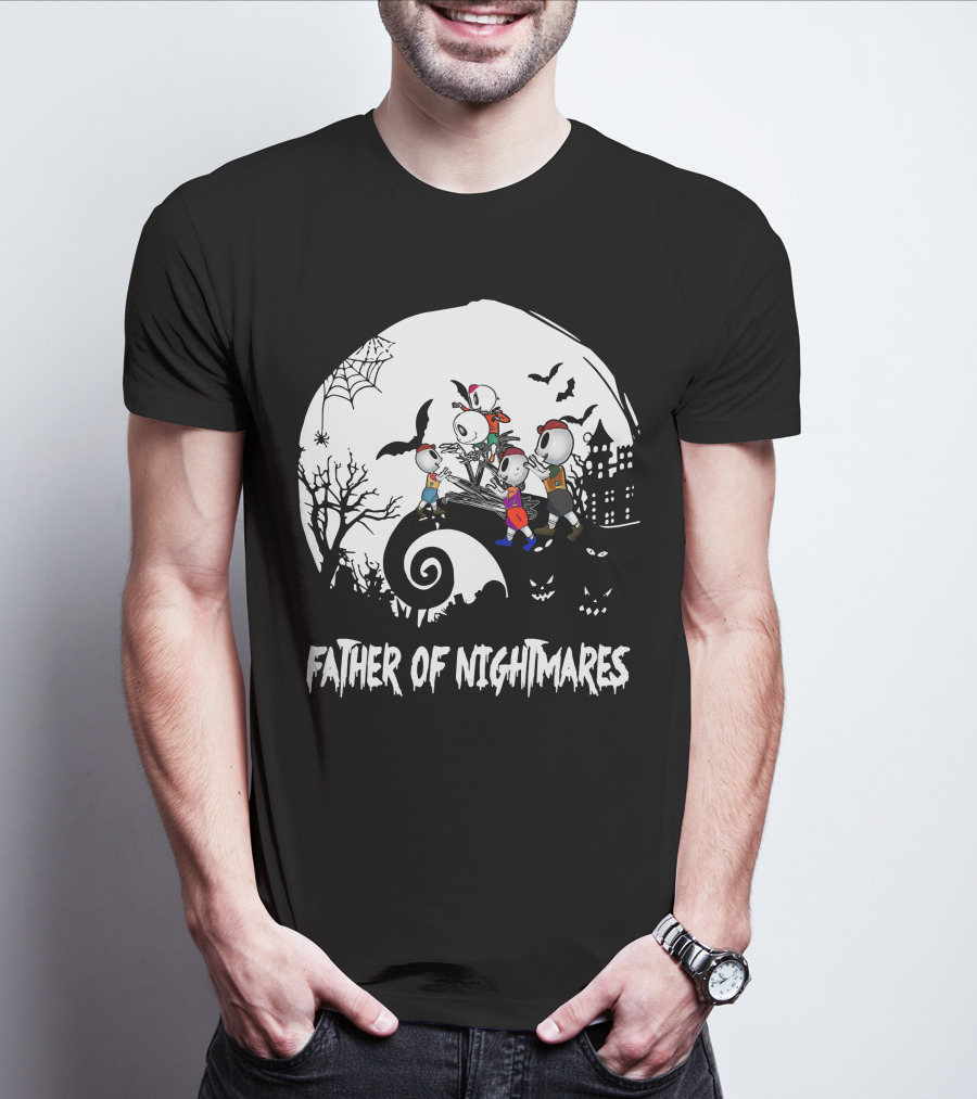 Father Of Nightmares Skeleton Halloween T-Shirt
