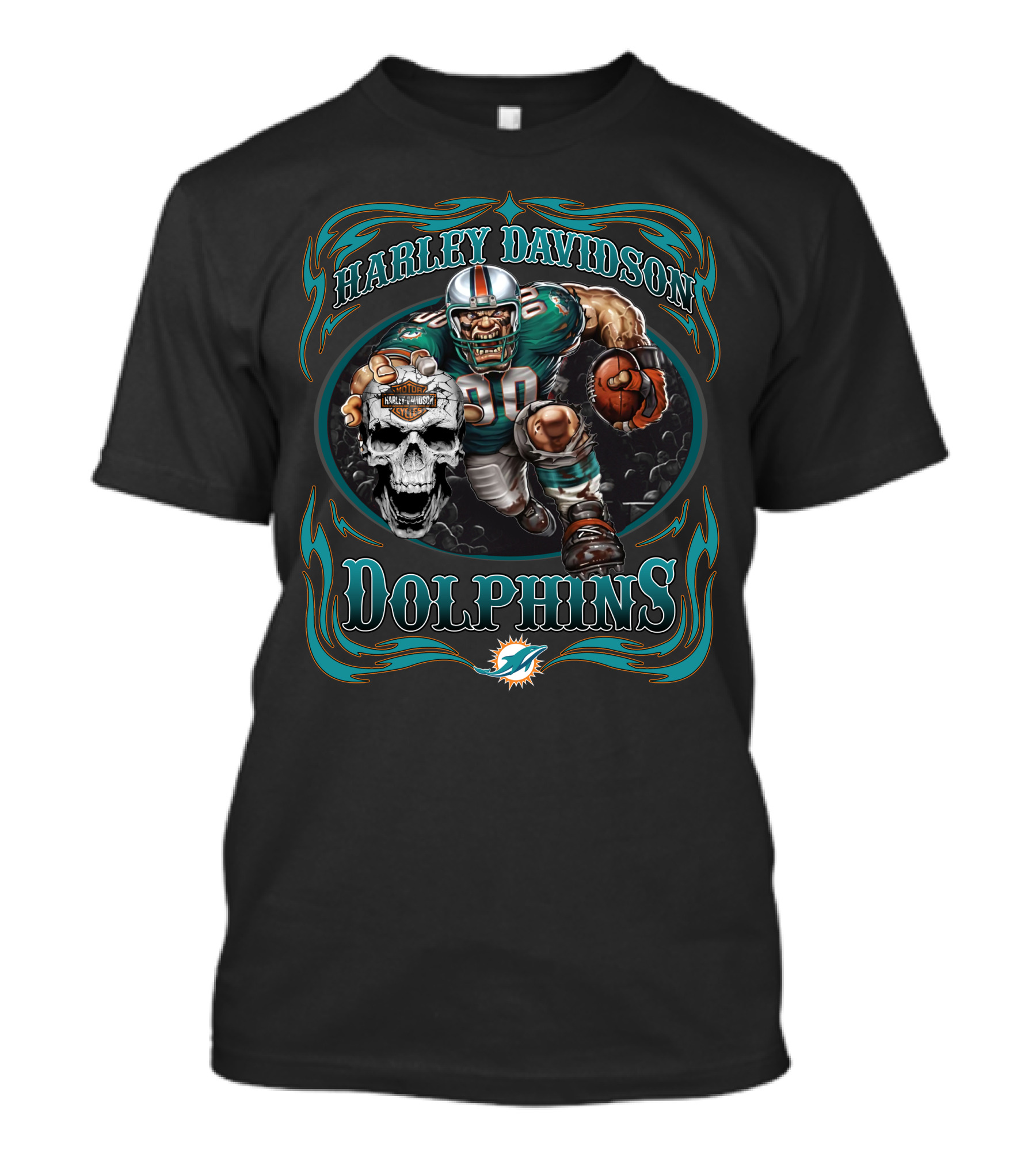 Harley Davidson Dolphins T-Shirt