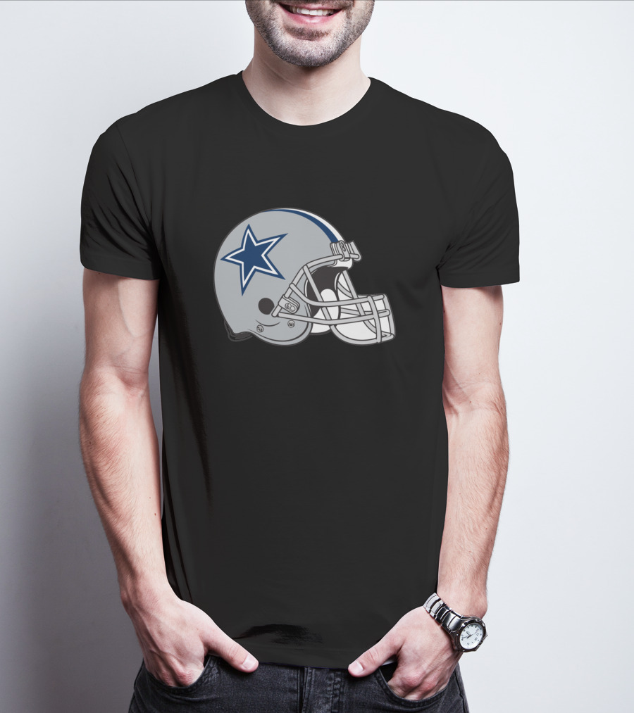 Dallas Cowboys Helmet Star T-Shirt