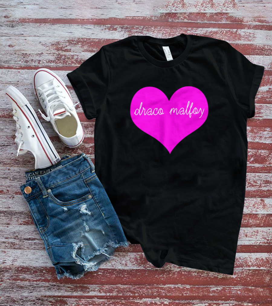 Draco Malfoy Heart Big Fun T-Shirt