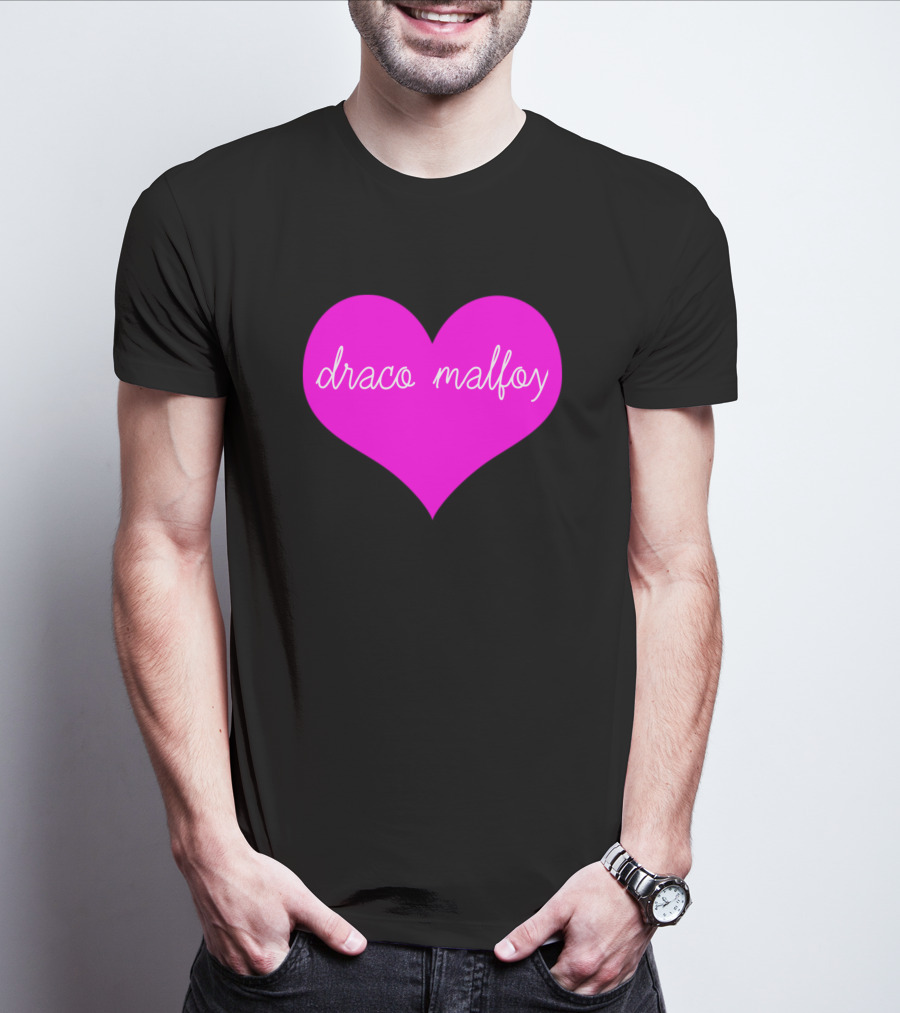 Draco Malfoy Heart Big Fun T-Shirt