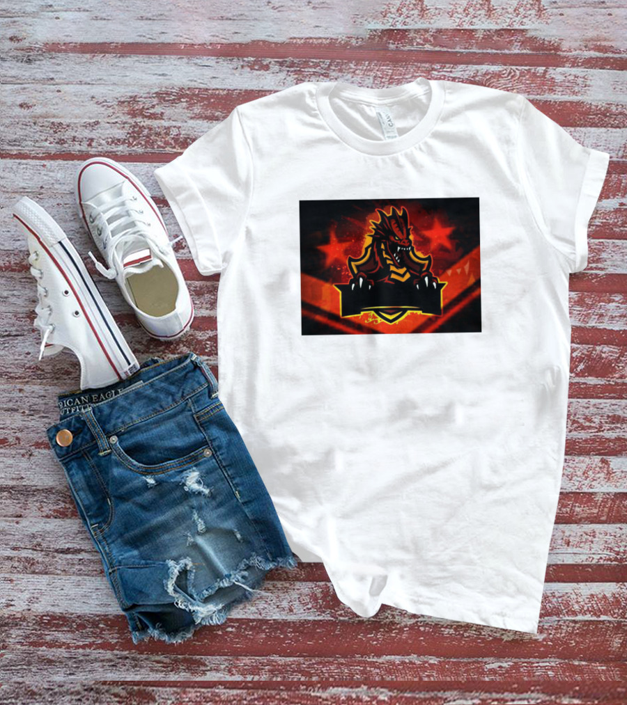 Draco6kin1 Fiery Dragon Emblem T-Shirt