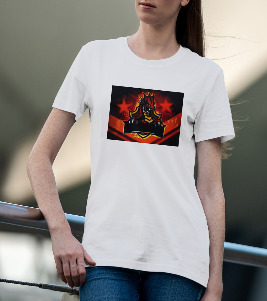 Draco6kin1 Fiery Dragon Emblem T-Shirt
