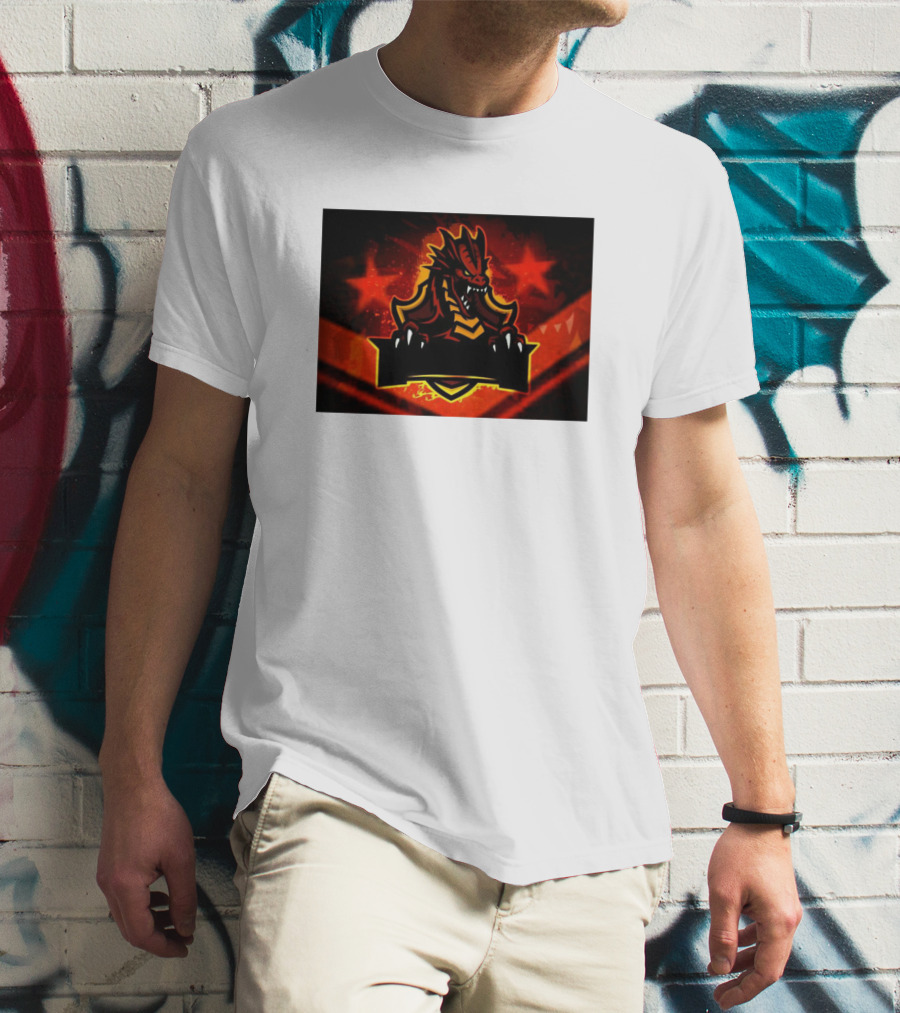 Draco6kin1 Fiery Dragon Emblem T-Shirt