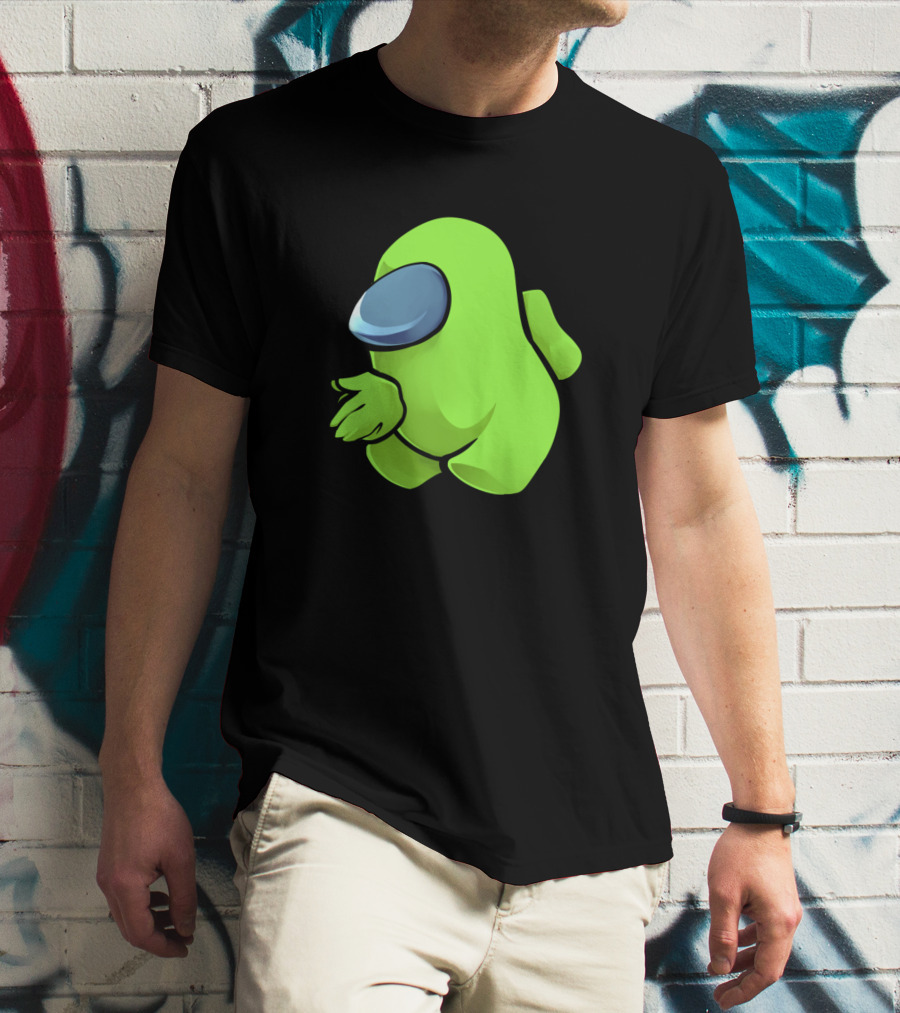 Sus Light Green Crewmate Character T-Shirt