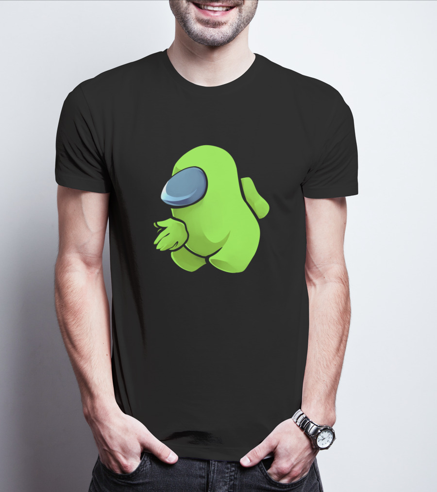 Sus Light Green Crewmate Character T-Shirt