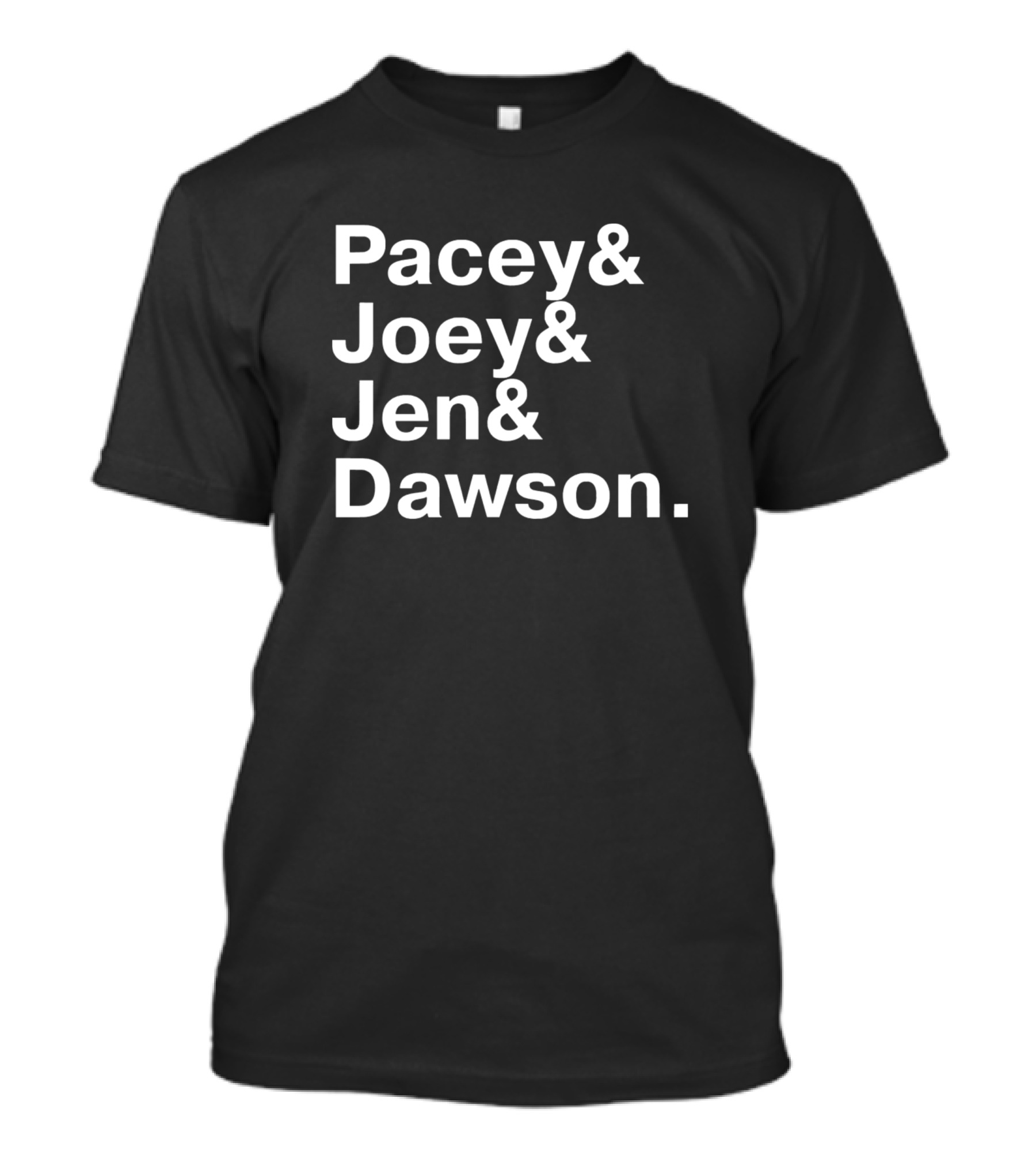 Pacey Joey Jen Dawson Dawson's Creek Characters T-Shirt