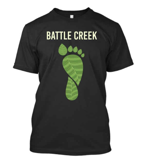 Battle Creek Eco Footprint Leaf T-Shirt