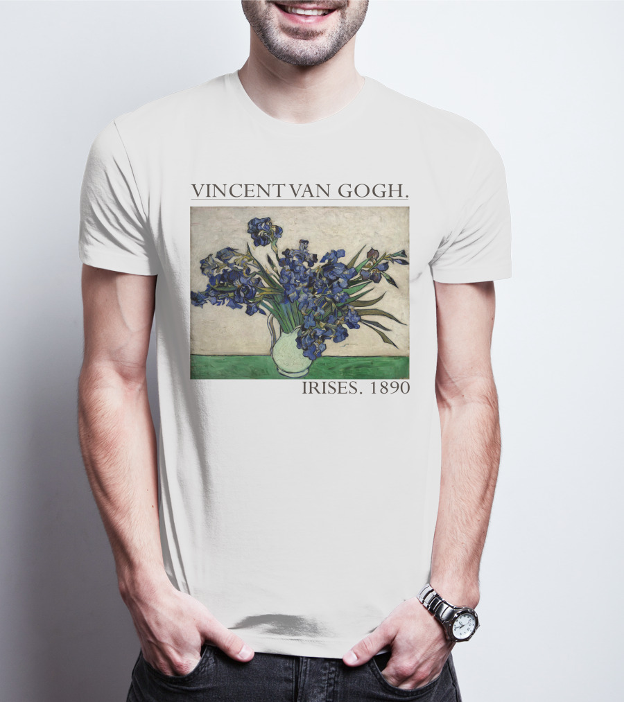VINCENT VAN GOGH IRISES 1890 T-Shirt