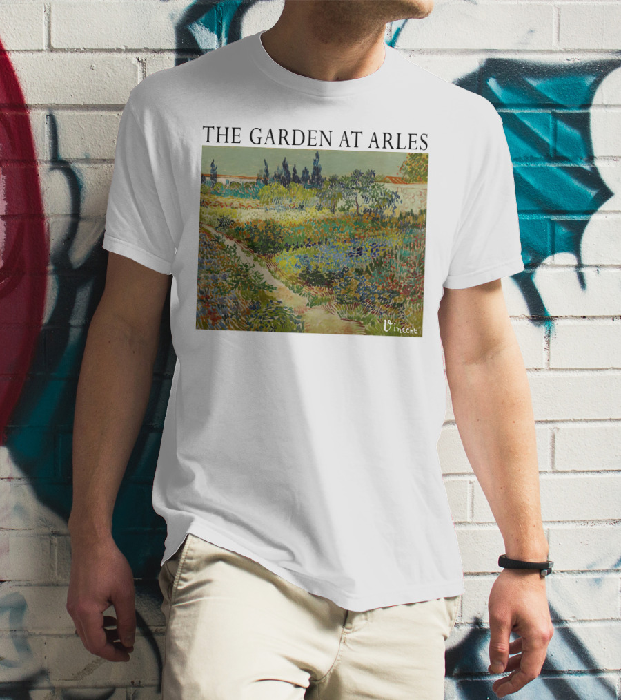 The Garden At Arles Vincent Van Gogh Vincent Signature T-Shirt