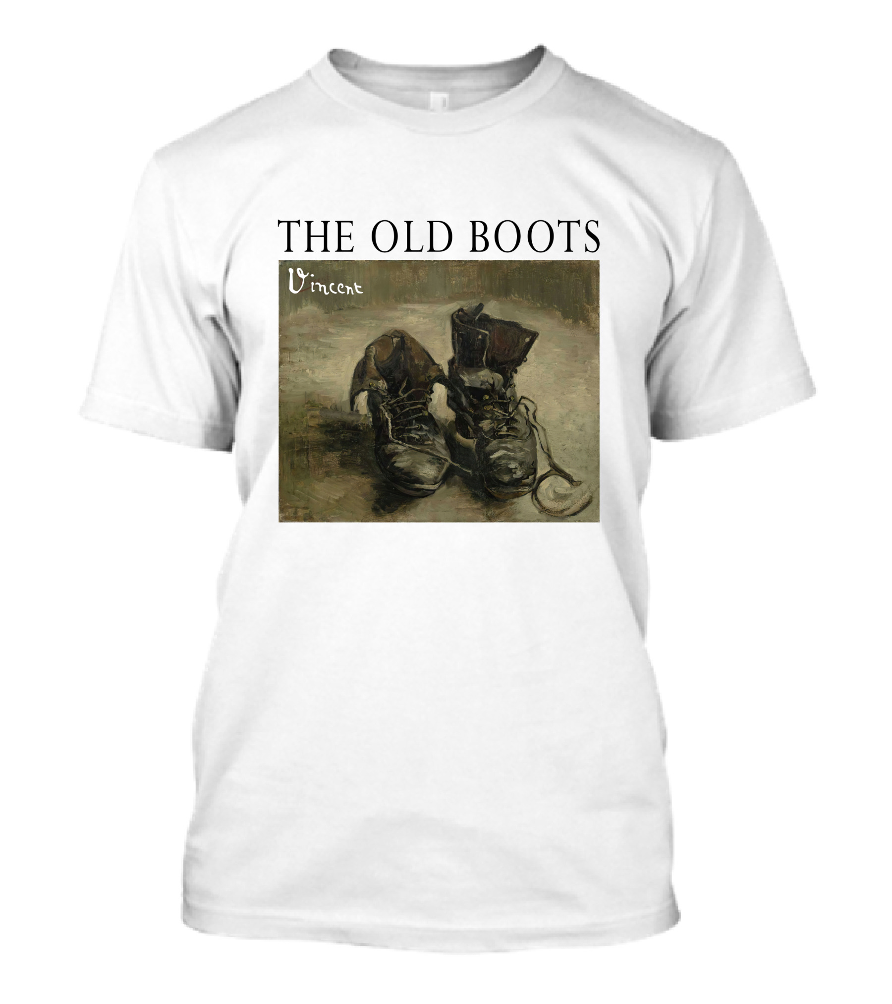 The Old Boots Vincent Van Gogh Painting Vintage T-Shirt