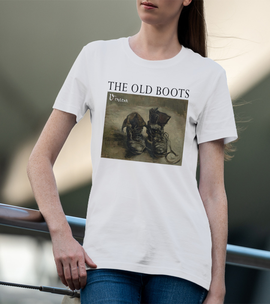The Old Boots Vincent Van Gogh Painting Vintage T-Shirt