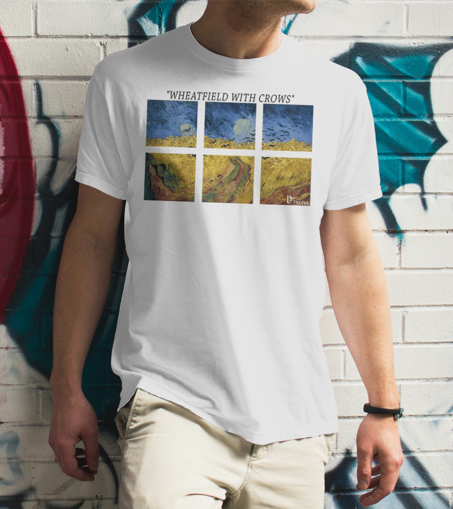 Vincent Van Gogh Wheatfield With Crows Vincent T-Shirt