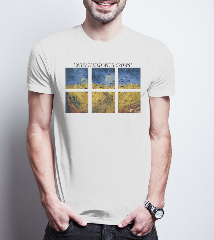 Vincent Van Gogh Wheatfield With Crows Vincent T-Shirt