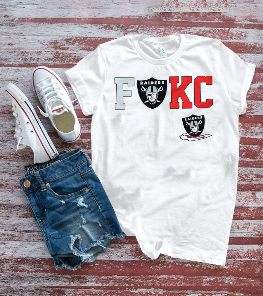 F Raiders KC Chiefs T-Shirt