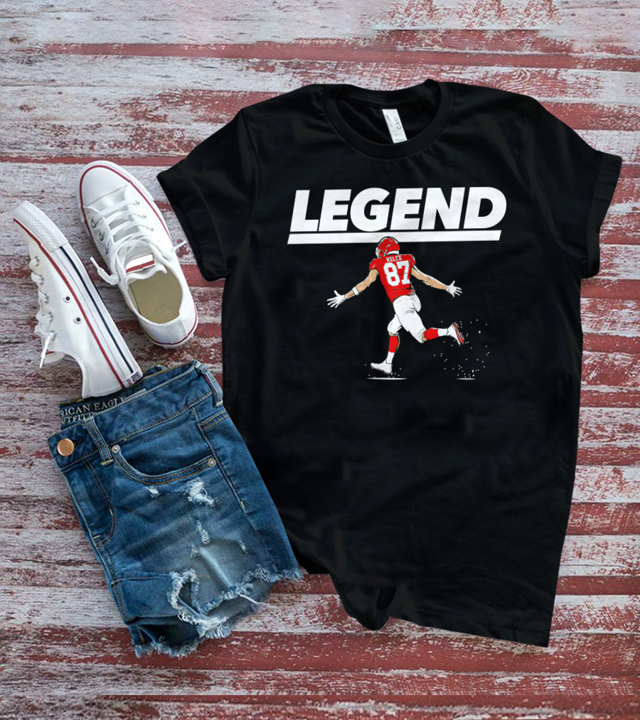 Legend Travis Kelce 87 Kansas City Chiefs T-Shirt