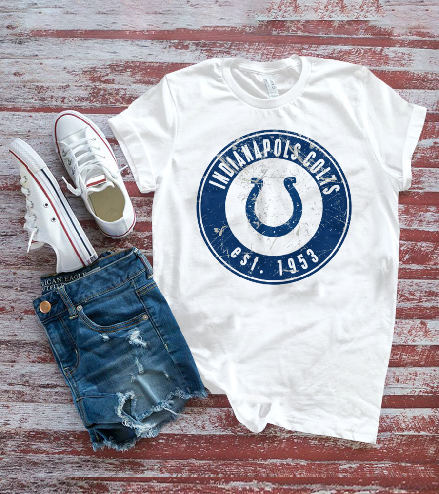 Indianapolis Colts Est. 1953 Vintage Horseshoe T-Shirt