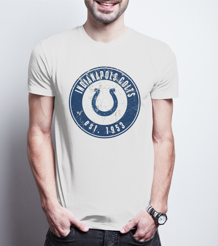 Indianapolis Colts Est. 1953 Vintage Horseshoe T-Shirt