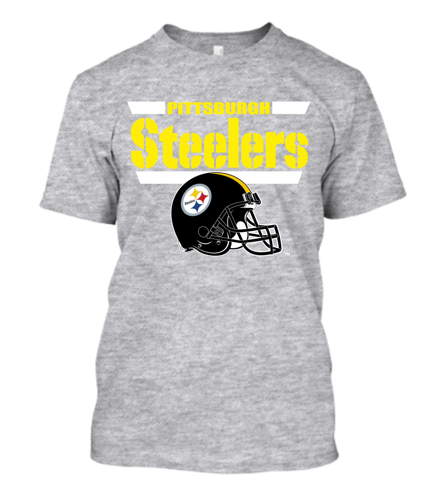 Pittsburgh Steelers Football Helmet NFL Team T-Shirt
