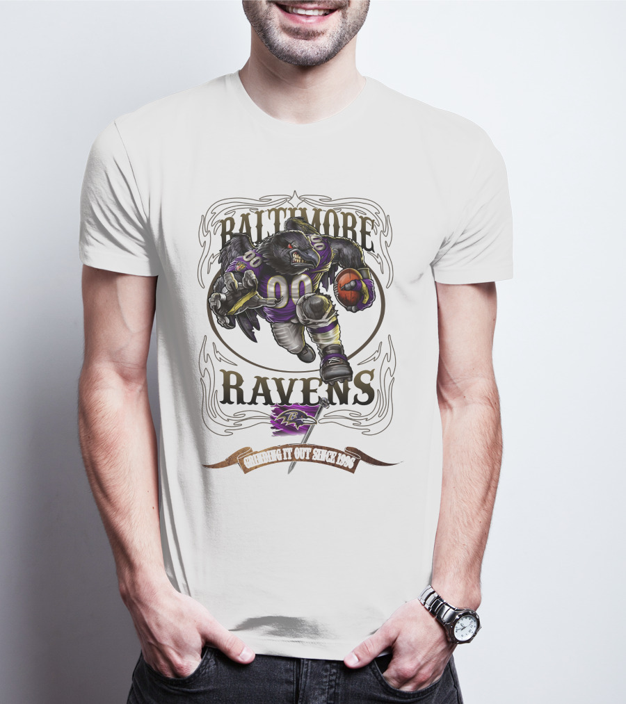 Baltimore Ravens Grinding It Out Since 1996 T-Shirt
