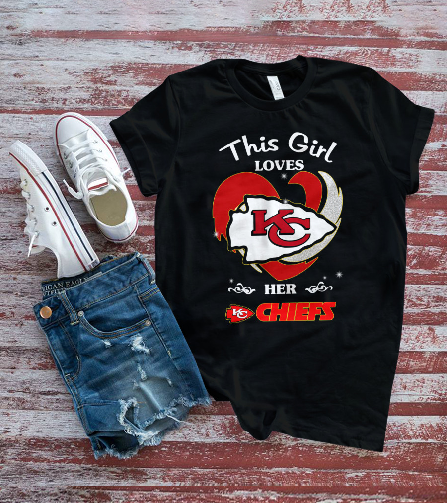 This Girl Loves Her Kansas City Chiefs T-Shirt