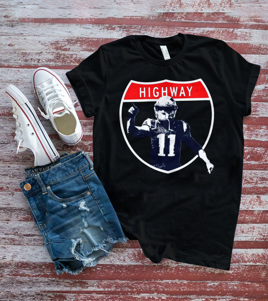 Highway Football Number 11 Shield T-Shirt