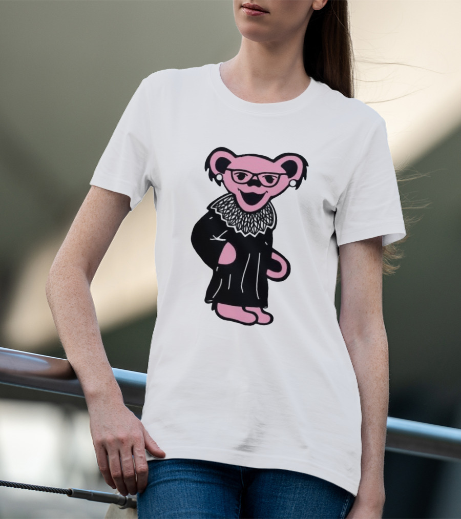 Ruth Bader Ginsburg Grateful Dead Bear T-Shirt