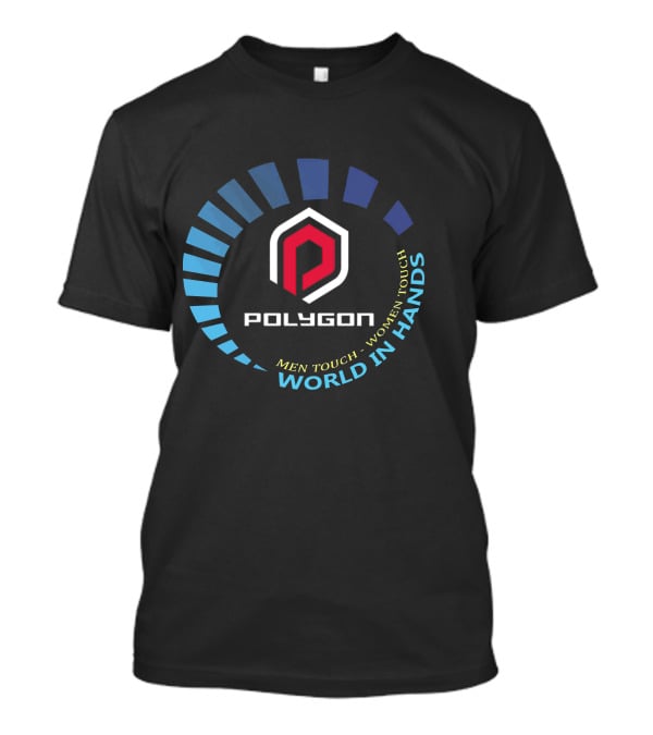 POLYGON MTB MEN TOUCH WOMEN TOUCH WORLD IN HANDS T-Shirt