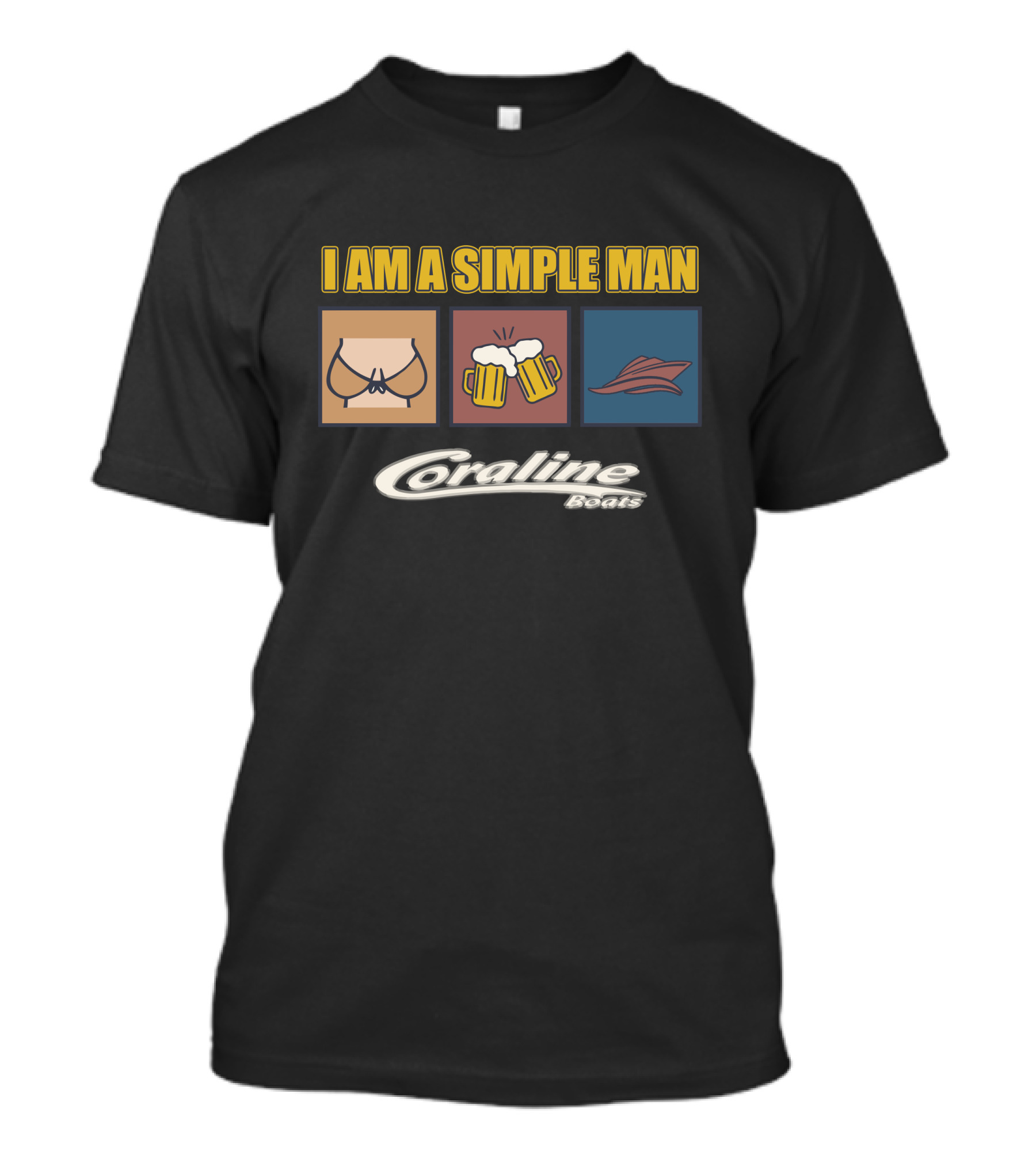 I Am A Simple Man Coraline Beats T-Shirt