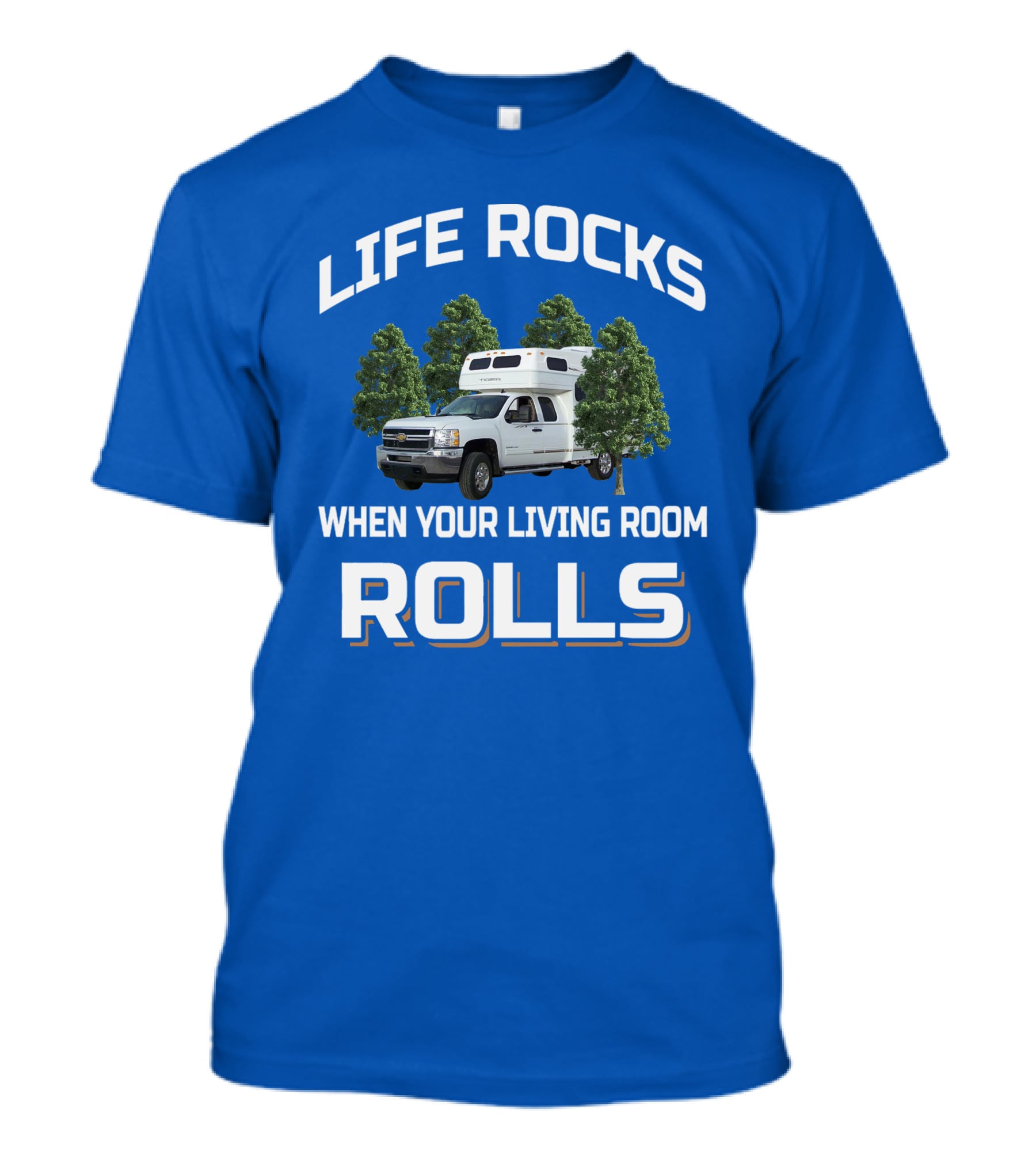 Life Rocks When Your Living Room Rolls Tiger T-Shirt