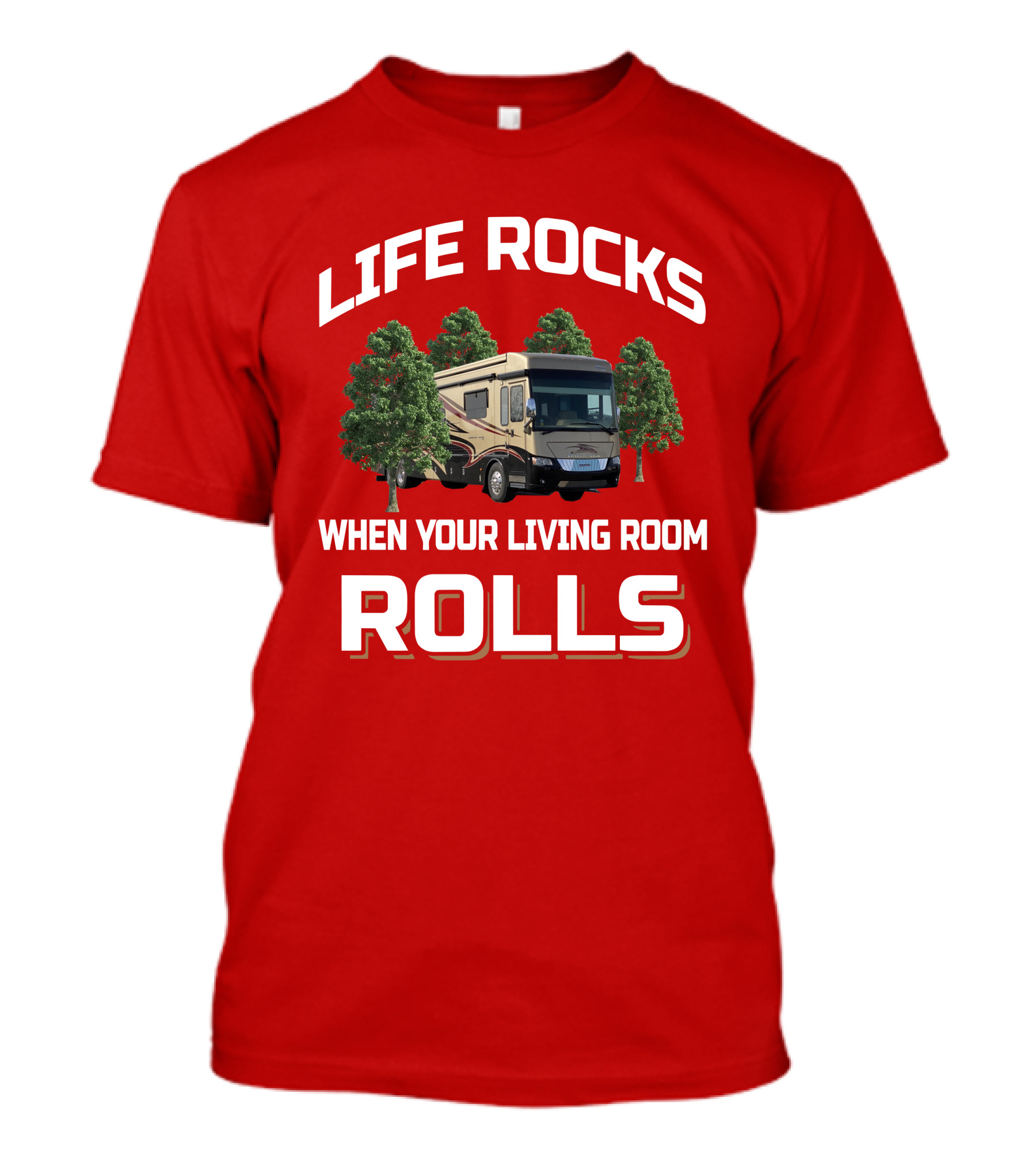 LIFE ROCKS WHEN YOUR LIVING ROOM ROLLS Nm Dutch Star T-Shirt