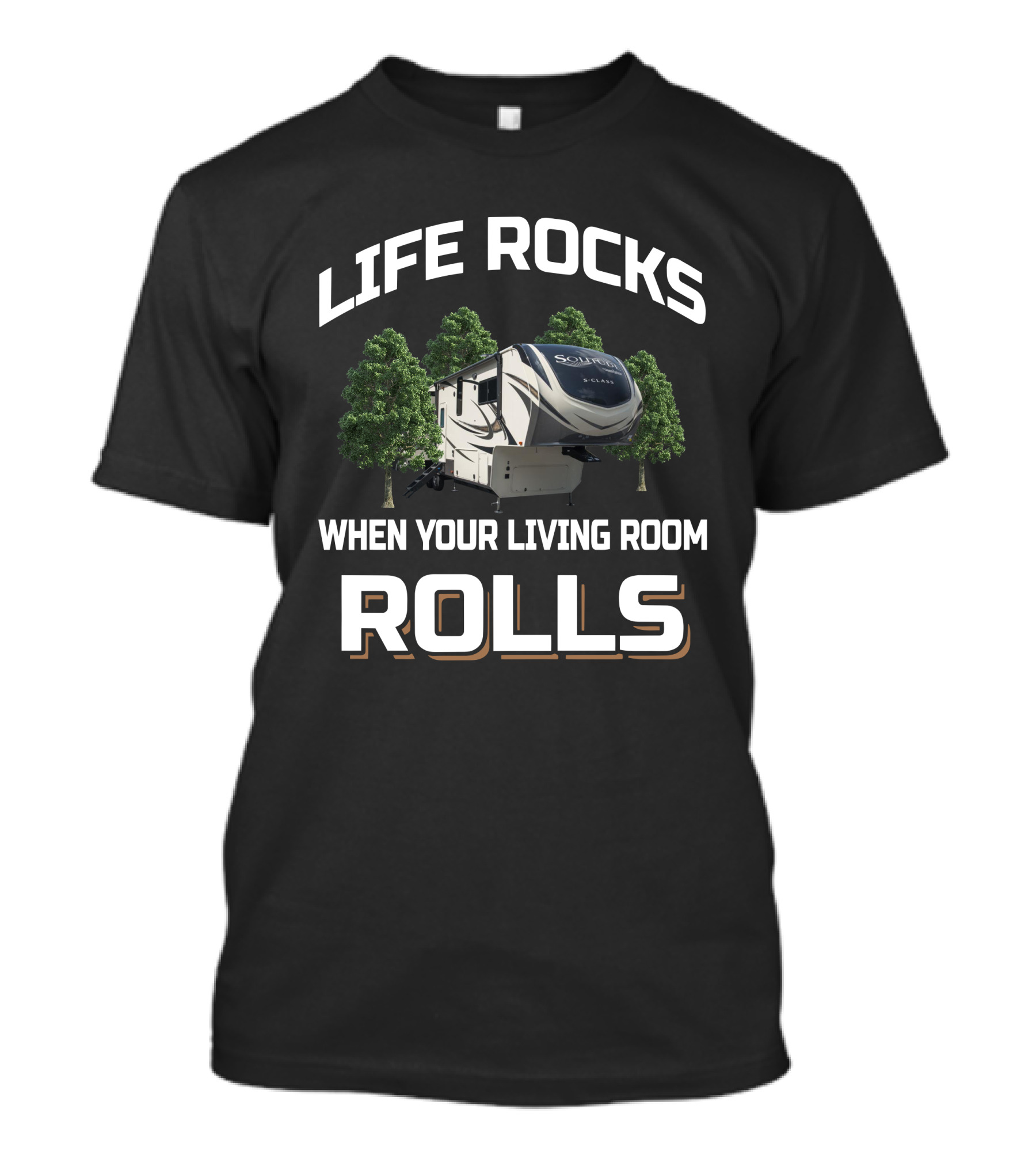 Life Rocks Solitude Class 3350RL When Your Living Room Rolls T-Shirt