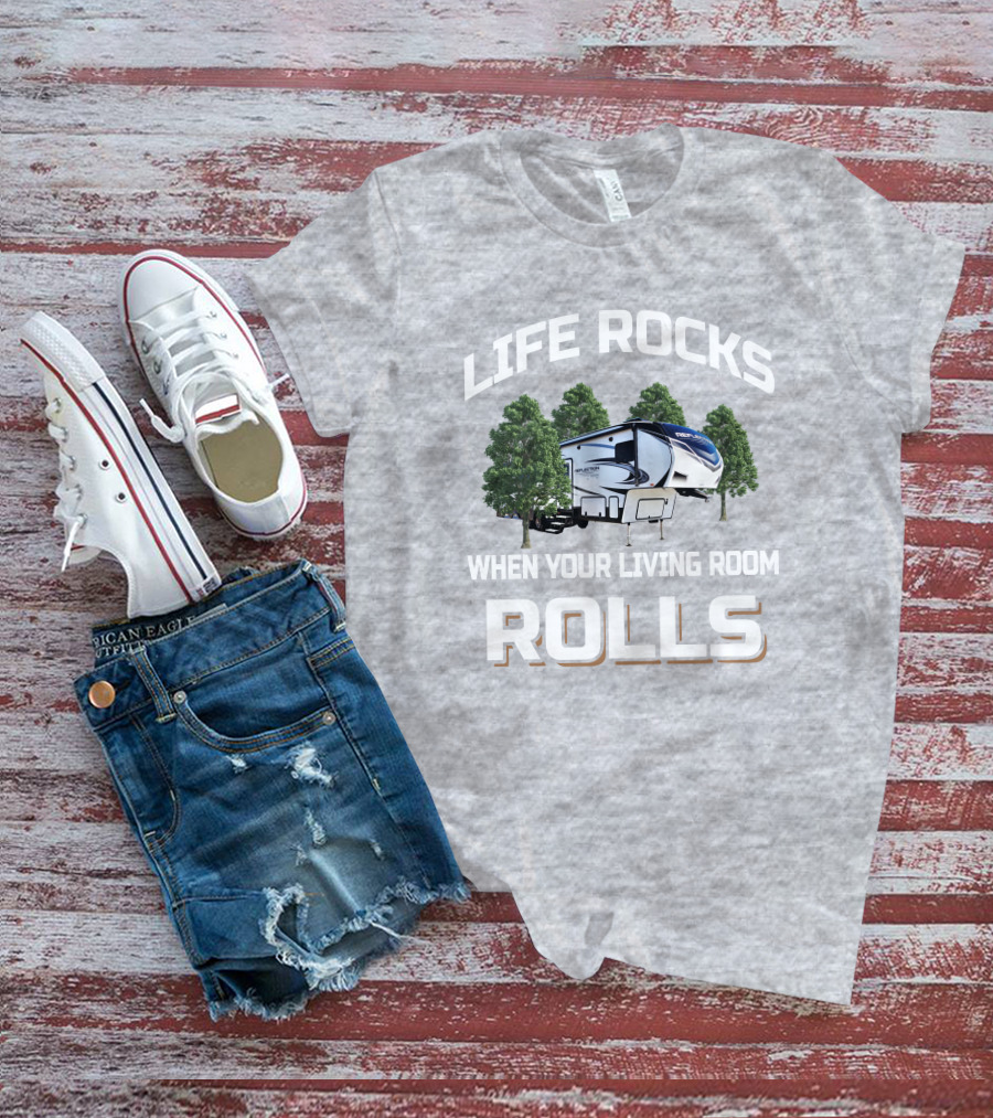 LIFE ROCKS WHEN YOUR LIVING ROOM ROLLS GD Reflection 311BHS T-Shirt