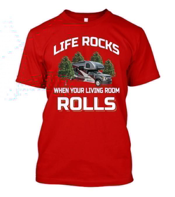 LIFE ROCKS WHEN YOUR LIVING ROOM ROLLS Thor Omni BH35 T-Shirt