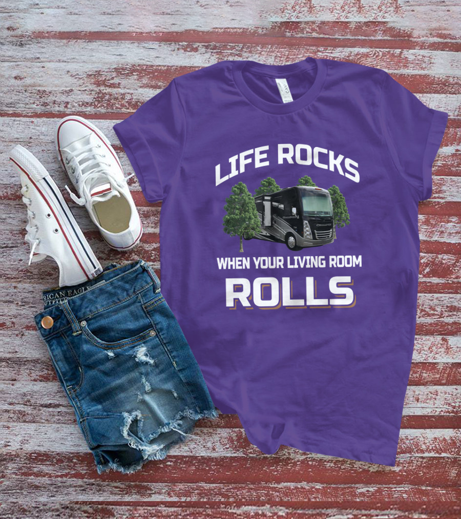 Life Rocks When Your Living Room Rolls Thor Challenger T-Shirt