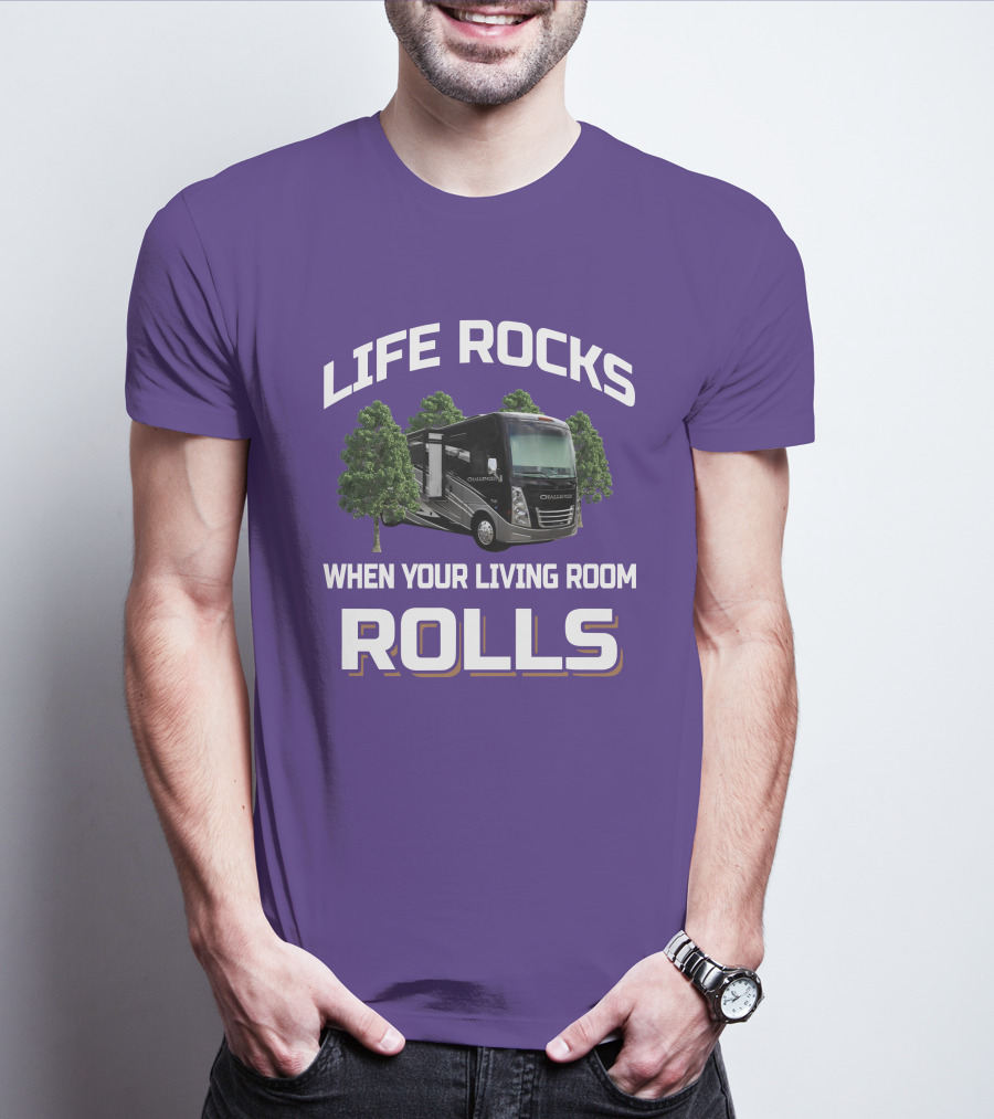Life Rocks When Your Living Room Rolls Thor Challenger T-Shirt
