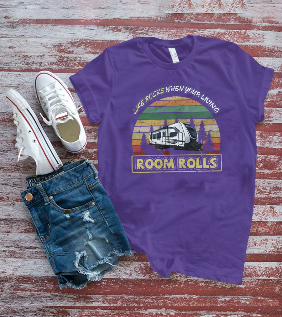 LIFE ROCKS WHEN YOUR LIVING ROOM ROLLS MOMENTUM 28G T-Shirt
