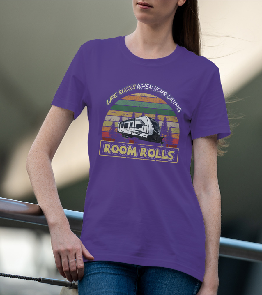 LIFE ROCKS WHEN YOUR LIVING ROOM ROLLS MOMENTUM 28G T-Shirt