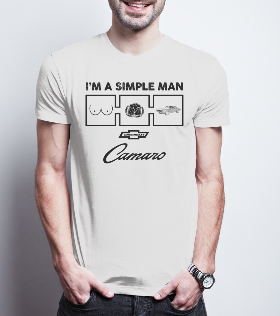 I'm A Simple Man Chevrolet Camaro 1969 Z28 T-Shirt